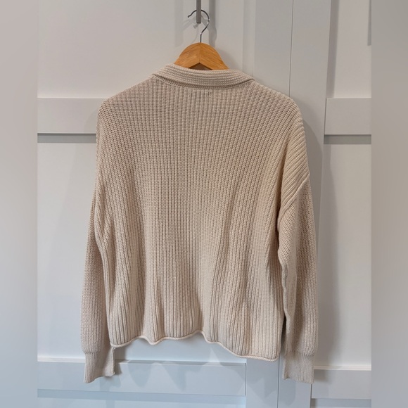 American Eagle Cardigan Cover Up - Cream - Size Small - Picture 3 of 3